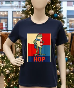 Portland Frog Hop poster T shirt