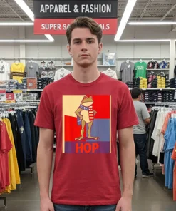 Portland Frog Hop poster T shirt