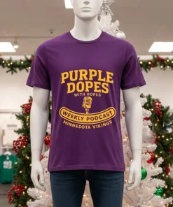 Purple Dopes With Hopes Weekly Podcast Minnesota Vikings   Purple T Shirt