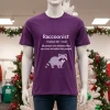 Raccoonist A Person Who Believes That Raccoons Are Better Than People T   Purple T Shirt
