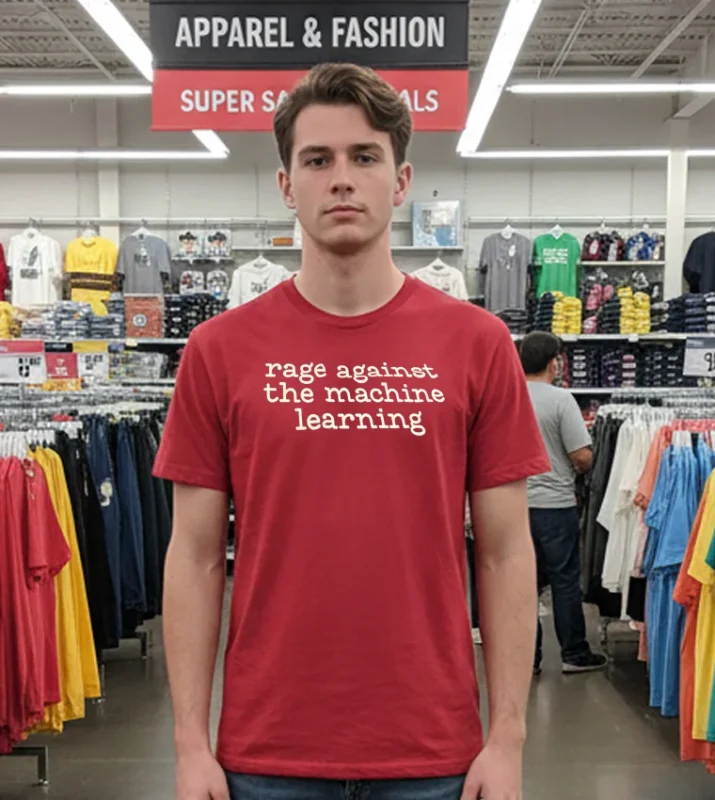 Rage Against The Machine Learning   Red T Shirt