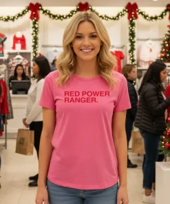 Red Power Ranger shirt