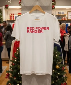 Red Power Ranger shirt