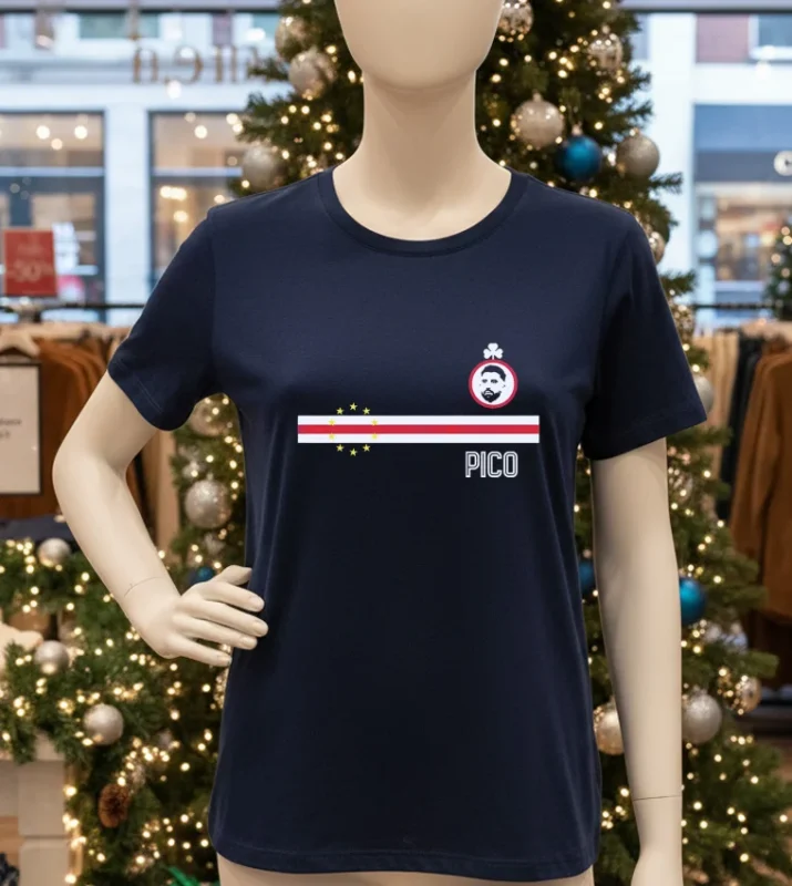 Roberto Pico Lopes And Cape Verde 2026 World Cup T Navy T Shirt