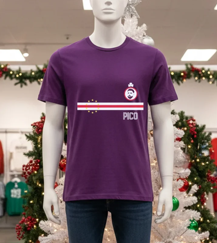 Roberto Pico Lopes And Cape Verde 2026 World Cup T   Purple T Shirt