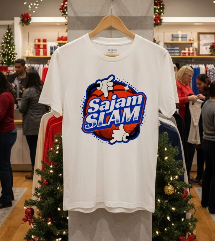 Sajam Slam All Stars Logo White T Shirt