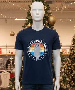 Seal Of Disapproval Funny retro American style t-shirt