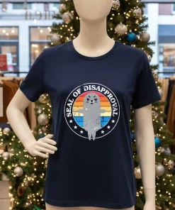 Seal Of Disapproval Funny retro American style t-shirt