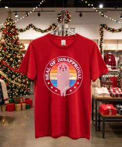 Seal Of Disapproval Funny retro American style t-shirt