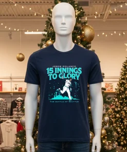 Seattle Mariners Jorge Polanco 15 Innings to Glory American style t-shirt