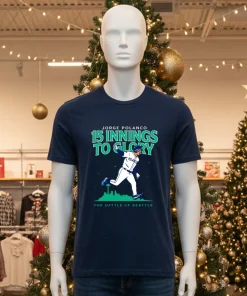Seattle Mariners Jorge Polanco Mariners 15 Inning Game 5   Black T Shirt
