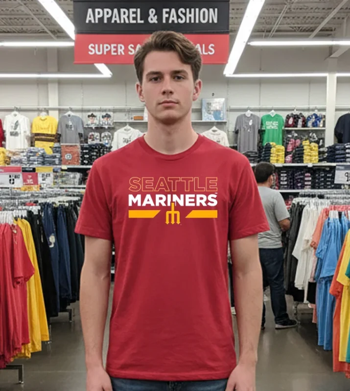 Seattle Mariners Levelwear City Connect Relay No Hitter Red T Shirt