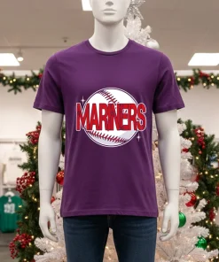 Seattle Mariners Mariners Baseball Mariners Ball   Purple T Shirt