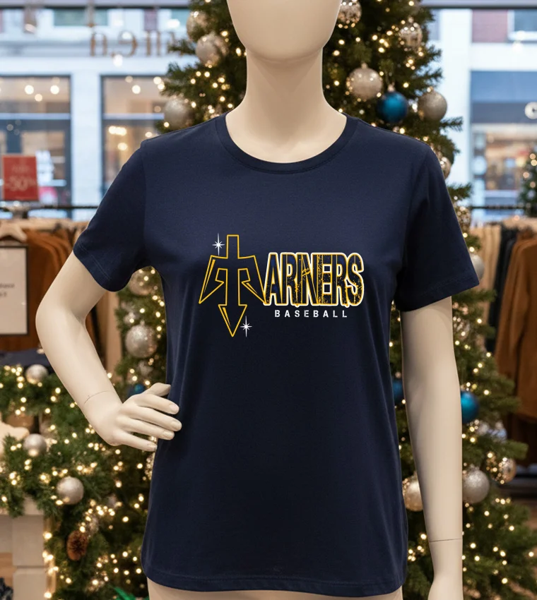 Seattle Mariners Mariners Baseball Style 2025 - navy-t-shirt Seattle Mariners Mariners Baseball Style 2025 Navy T Shirt