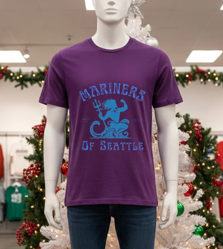 Seattle Mariners Of Seattle Est 1977 Purple T Shirt