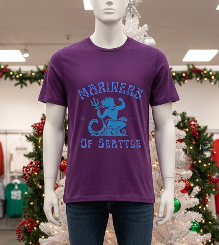 Seattle Mariners Of Seattle Est 1977 - purple-t-shirt Seattle Mariners Of Seattle Est 1977 Purple T Shirt
