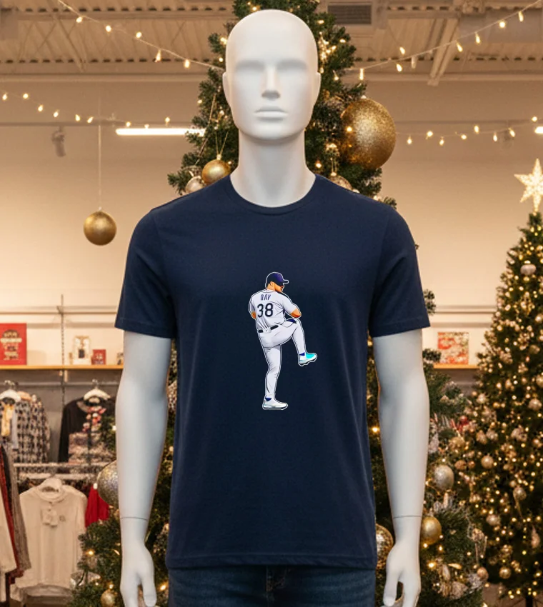 Seattle Mariners Robbie Ray #38 Baseball Lighting - black-t-shirt Seattle Mariners Robbie Ray #38 Baseball Lighting Black T Shirt