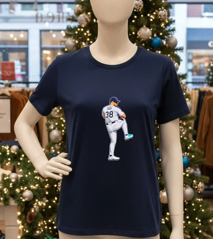 Seattle Mariners Robbie Ray #38 Baseball Lighting Navy T Shirt
