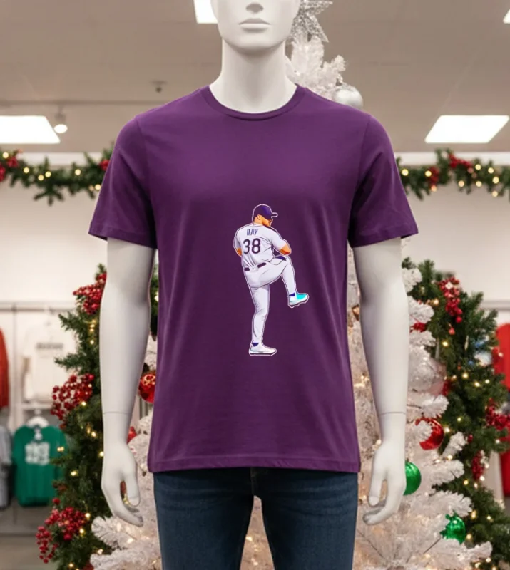 Seattle Mariners Robbie Ray #38 Baseball Lighting Purple T Shirt