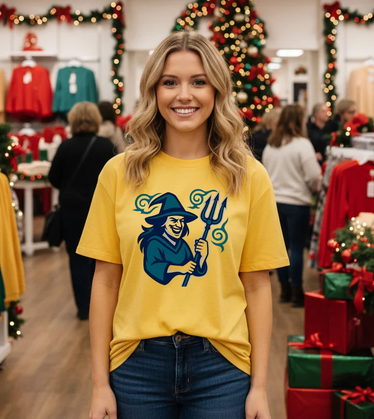 Seattle Mariners The Etsy Witch Funny - yellow-t-shirt Seattle Mariners The Etsy Witch Funny Yellow T Shirt