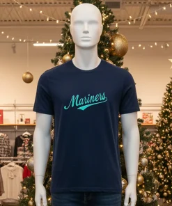 Seattle Mariners Vintage Baseball Script American style t-shirt