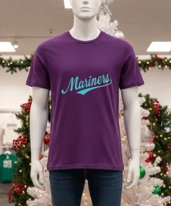 Seattle Mariners Vintage Baseball Script American style t-shirt