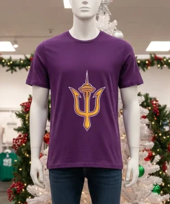Seattle W Trident Logo   Purple T Shirt