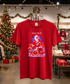 Silent Night Deadly Night Punishment Is Good Santa Christmas American style t-shirt