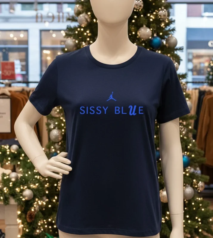 Sissy Blue Ucla Football Navy T Shirt