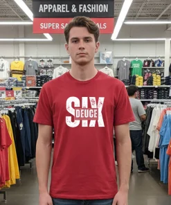 Six Deuce Boxy   Red T Shirt