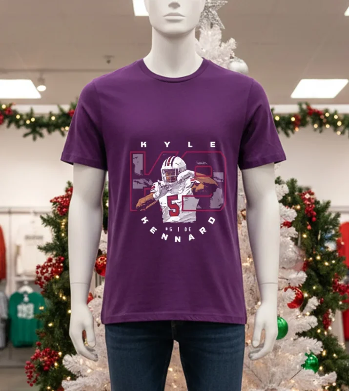 South Carolina Gamecocks Kyle Kennard College K9   Purple T Shirt