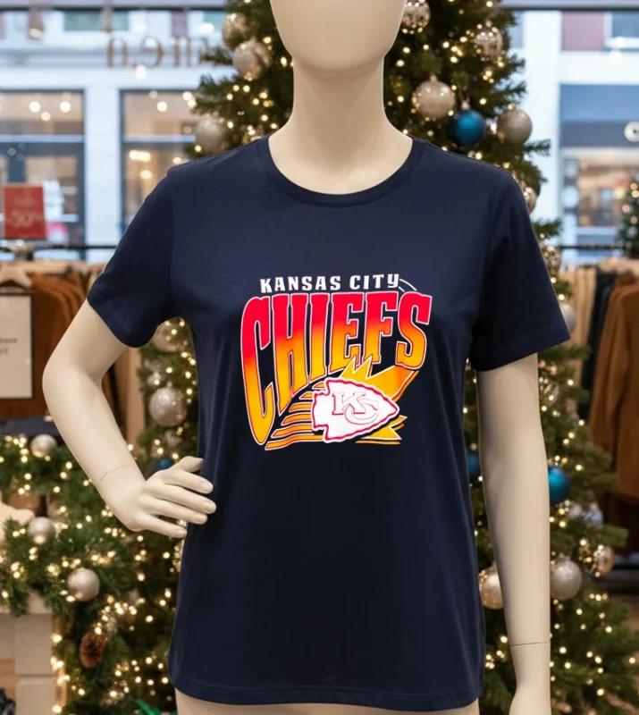Swift Kansas City Chiefs 2025 T Navy T Shirt