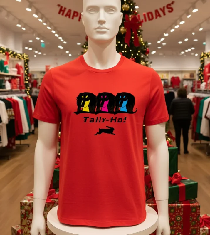 Tally Ho Lure Coursing Logo Red T Shirt