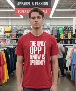 The Only Opp I Know Is Opportunity   Red T Shirt