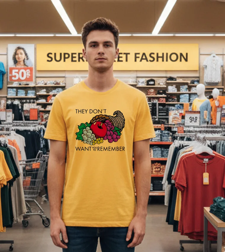 They Don T Want You To Remember - yellow-t-shirt They Don T Want You To Remember Yellow T Shirt