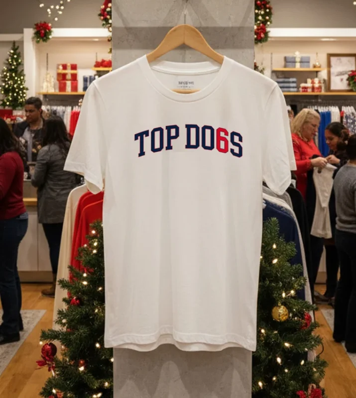 Top Dogs Chicago Cubs   White T Shirt