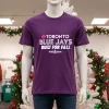 Toronto Blue Jays Built For Fall 2025 Mlb   Purple T Shirt