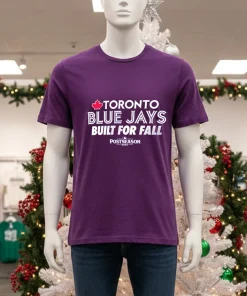 Toronto Blue Jays Built For Fall 2025 Mlb   Purple T Shirt