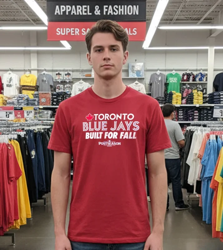 Toronto Blue Jays Built For Fall 2025 Mlb Red T Shirt
