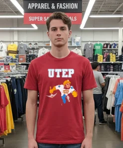 UTEP Miners Football Uniform Homecoming Special American style t-shirt