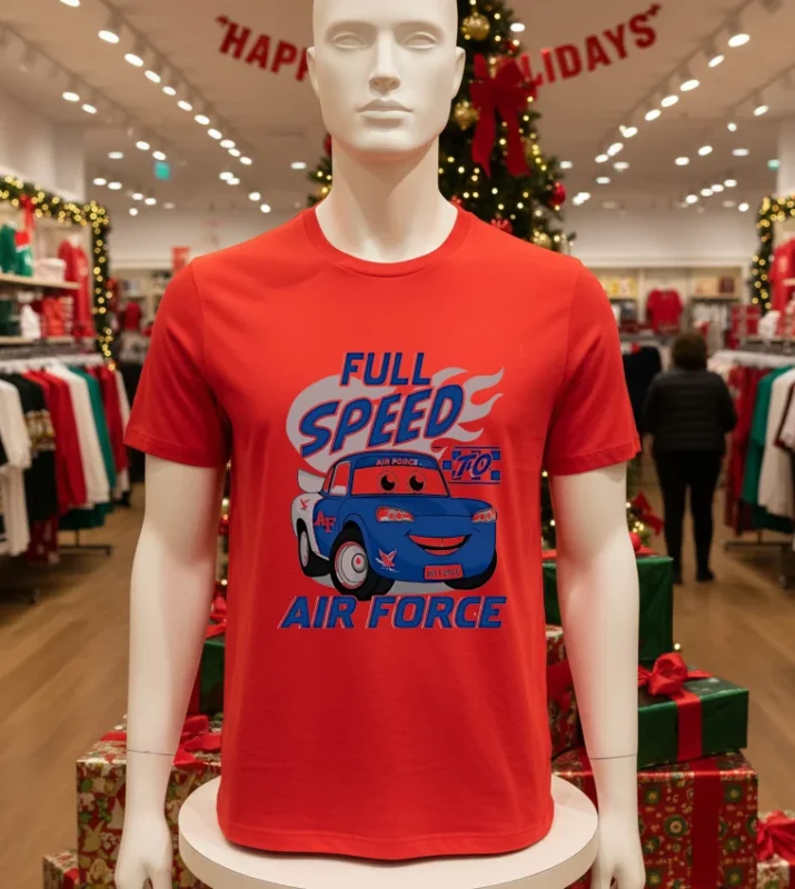 Vive La Fete Full Speed Air Force Falcons Red T Shirt