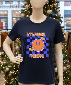 Vyvanse Vibing Smile Funny   Navy T Shirt