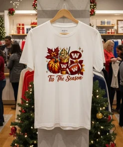 Washington Commanders Tis The Season halloween American style t-shirt