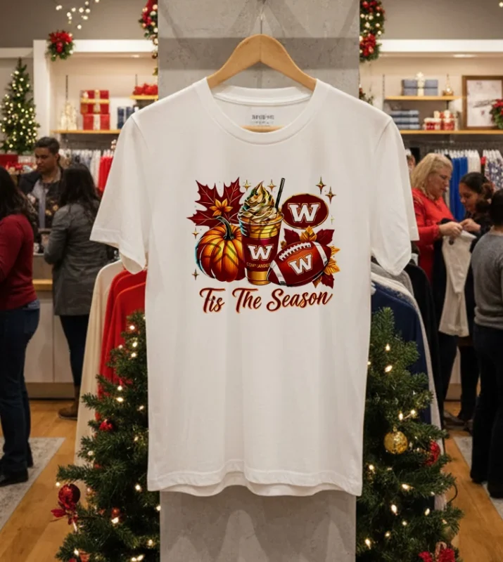 Washington Commanders Tis The Season Halloween White T Shirt