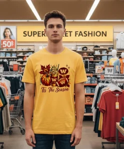 Washington Commanders Tis The Season halloween American style t-shirt