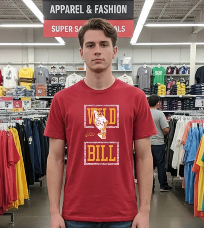 Wild Bill Salute William Contreras Milwaukee Brewers T Red T Shirt