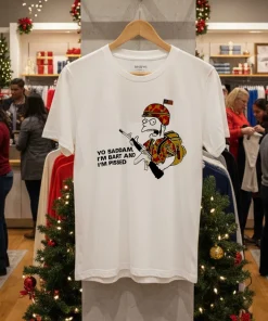 Yo Saddam I m Bart And I m Pissed American style t-shirt