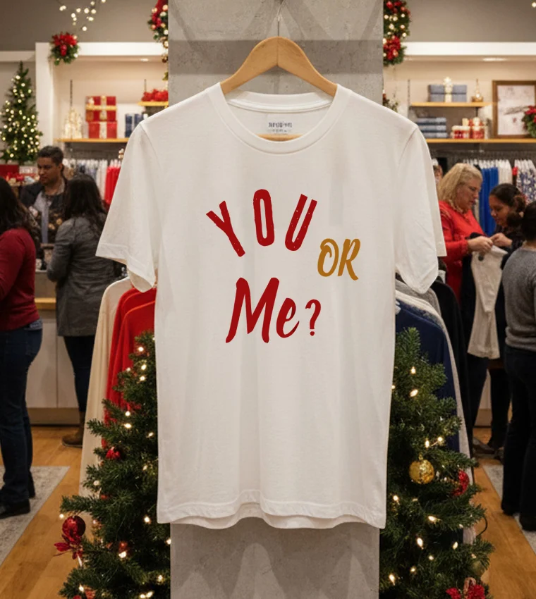 You Or Me - white-t-shirt You Or Me White T Shirt