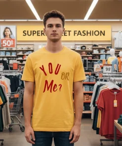 You Or Me Yellow T Shirt