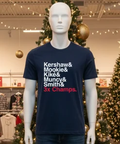 Ampersand 3 Time Champs Dodgers 2025 shirt